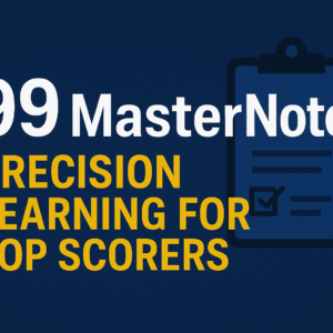 99 MasterNotes: Precision Learning for Top Scorers (CAT Exam)